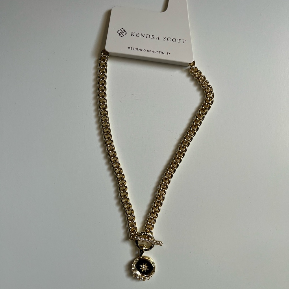 Kendra Scott for Target Moon and Star Necklace 14k Gold Over Brass